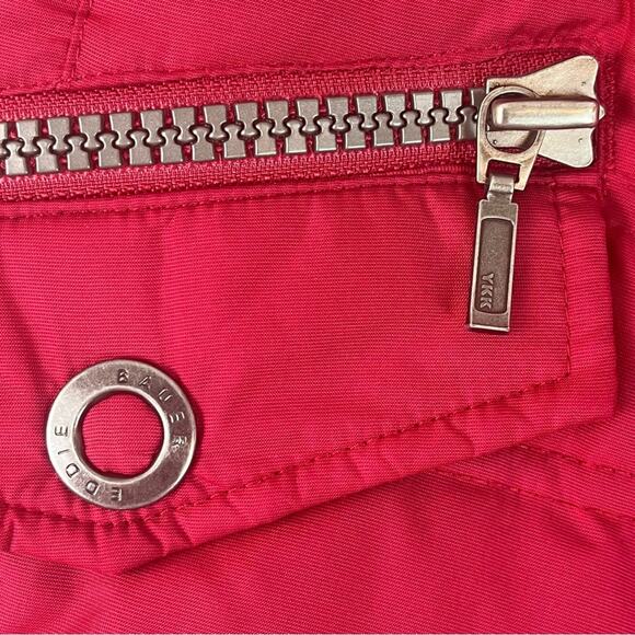 Vintage Eddie Bauer Goose Down Vest Womens Medium 700 Fill Red Gorpcore Quilted - Picture 4 of 12